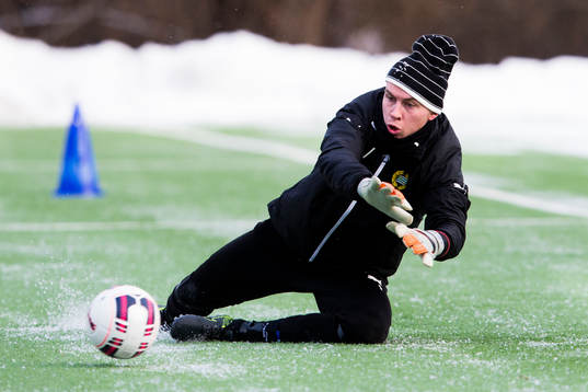 Hammarbys målvakt Ögmundur Kristinsson