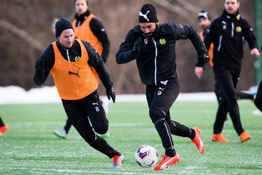 Hammarbys Johan Persson och Stefan Batan