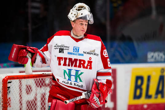 Timrås målvakt Johan Mattsson