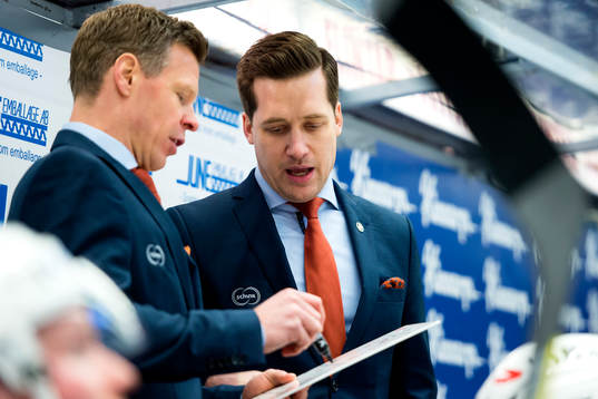 Växjös tränare Sam Hallam
