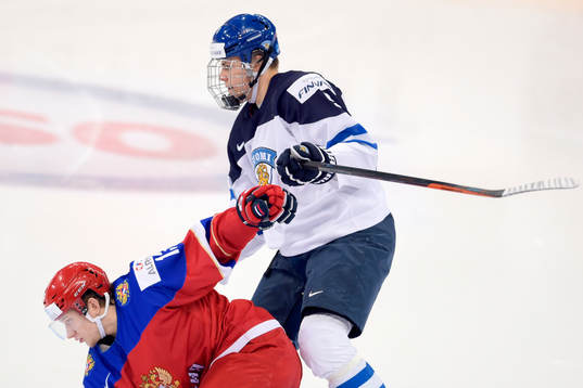 Rysslands Alexander Polunin och Finlands Jesse Puljujärvi