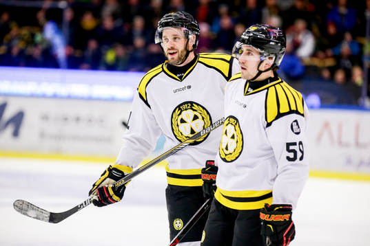 Brynäs Jesper Ollas och Sebastian Enterfeldt