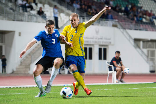Estlands Artur Pikk och Sveriges Anton Tinnerholm