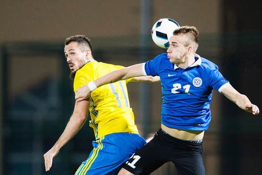 Sveriges Emir Kujovic mot Estlands Nikita Baranov