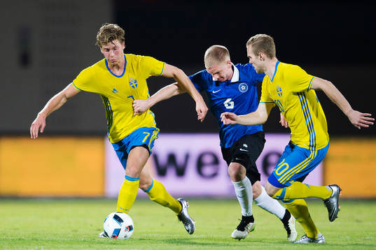 Sveriges Alexander Fransson och Christoffer Nyman