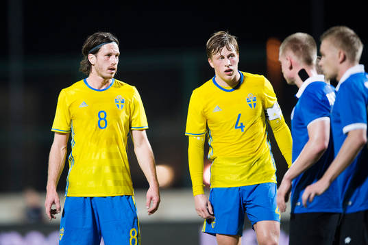 Sveriges Gustav Svensson och Emil Bergström