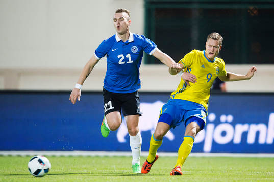 Estlands Nikita Baranov och Sveriges Viktor Claesson