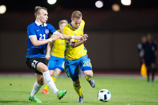 Estlands Nikita Baranov och Sveriges Gustav Engvall