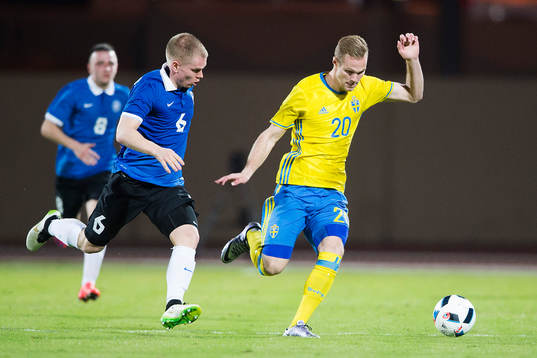 Estlands Iija Antonov och Sveriges Gustav Engvall