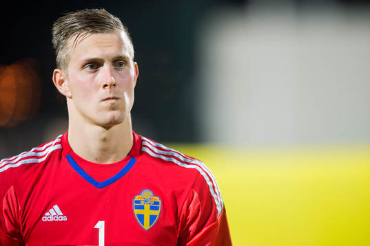 Sveriges målvakt Karl-Johan Johnsson