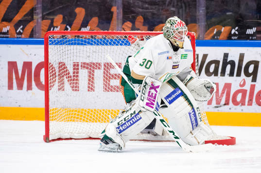 Färjestads målvakt Lars Haugen