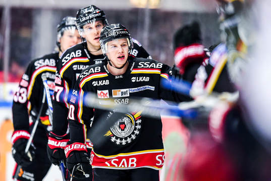 Luleås Toni Rajala jublar