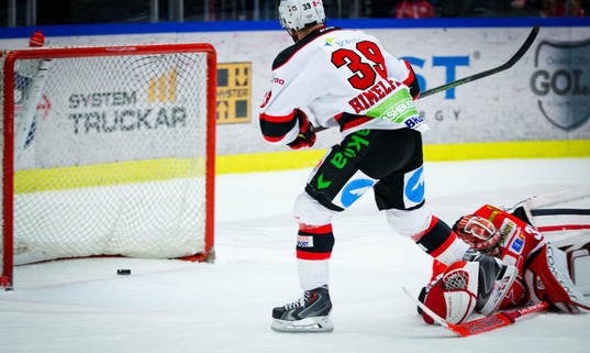 Malmö Redhawks Eric Himelfarb gör 1-2 i sudden death på
