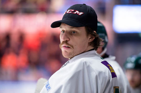Färjestads målvakt Justin Pogge