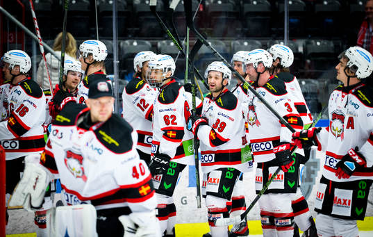 Malmö Redhawks Eric Himelfarb jublar