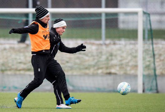 Helsingborgs två nyförvärv Martin Christensen och Carl