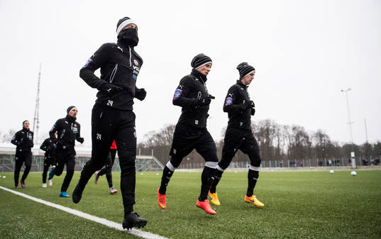 Helsingborgs Anton Kinnander, Anton Wede och Adam Eriksson