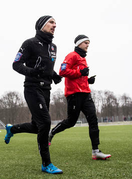 Helsingborgs Martin Christensen och Viktor Ljung