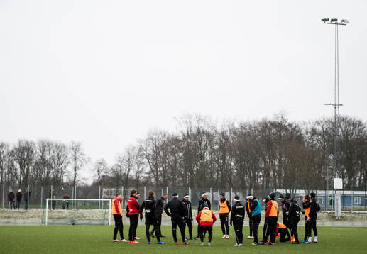 Helsingborgs spelare samlade