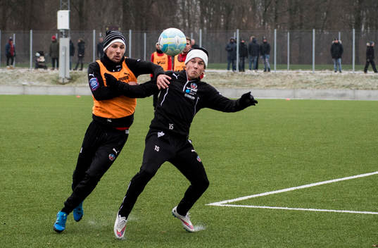 Helsingborgs två nyförvärv Martin Christensen och Carl