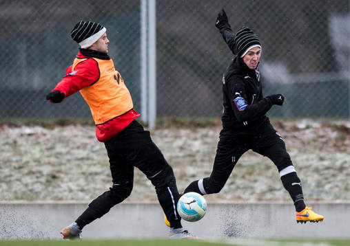 Helsingborgs Viktor Ljung och Adam Eriksson