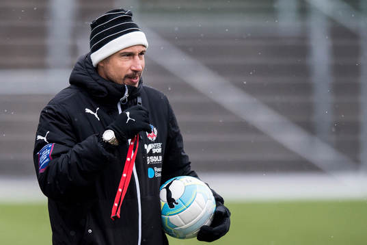 Helsingborgs manager Henrik Larsson