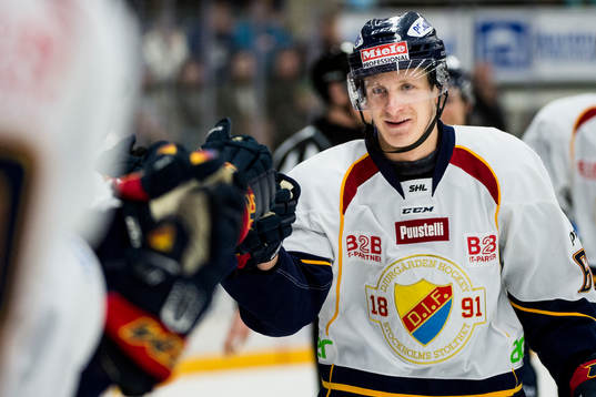 Djurgårdens Marcus Sörensen jublar