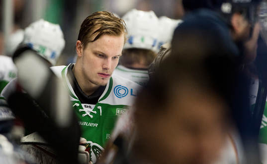 Rögles målvakt Oscar Dansk deppar