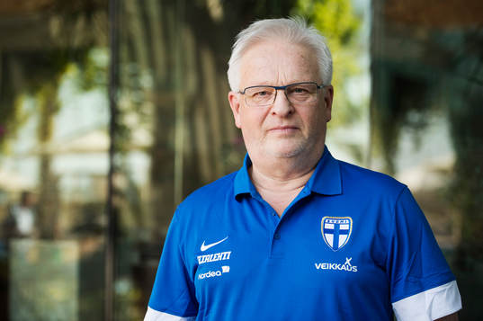 Finlands förbundskapten Hans Backe