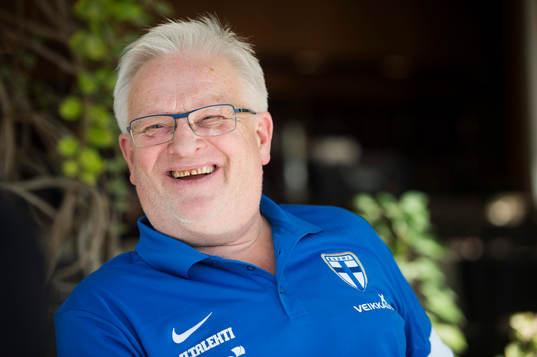 Finlands förbundskapten Hans Backe