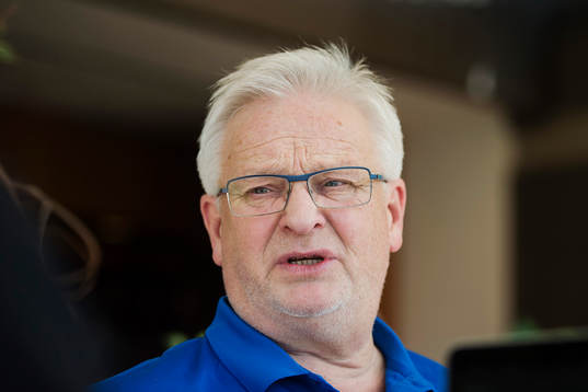 Finlands förbundskapten Hans Backe