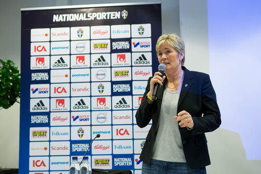 Sveriges assisterande förbundskapten Lilie Persson