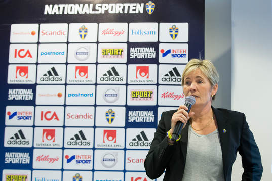 Sveriges assisterande förbundskapten Lilie Persson