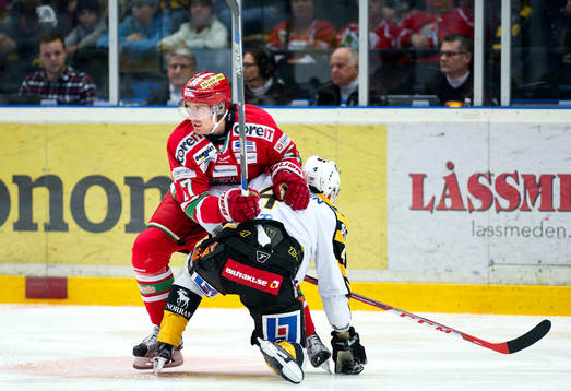 Modos Peter Öberg och Skellefteås Tim Heed
