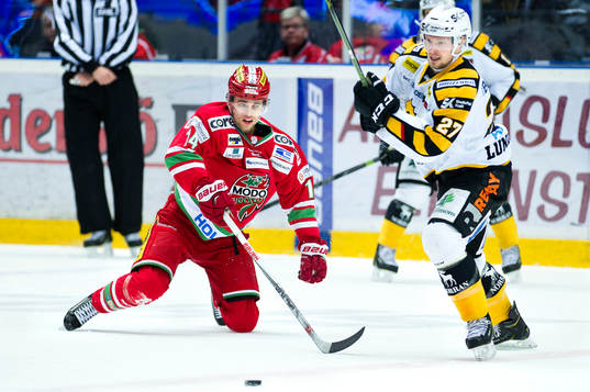 Modos Emil Pettersson och Skellefteås Martin Lundberg