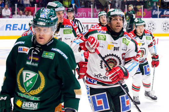 Frölundas Joel Lundqvist jublar