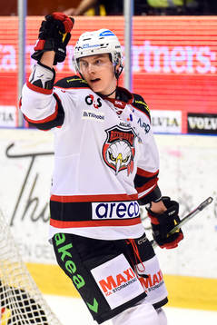Malmö Redhawks Fredrik Händemark jublar