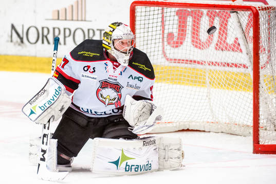 Malmö Redhawks målvakt Jonas Gunnarsson