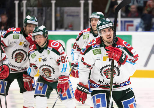 Frölundas Henrik Tömmernes jublar
