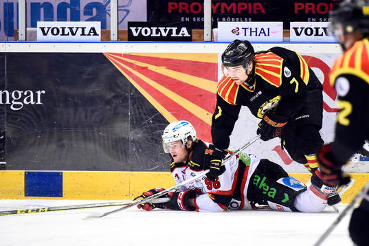 Malmö Redhawks Kim Rosdahl och Brynäs Ponthus Westerholm