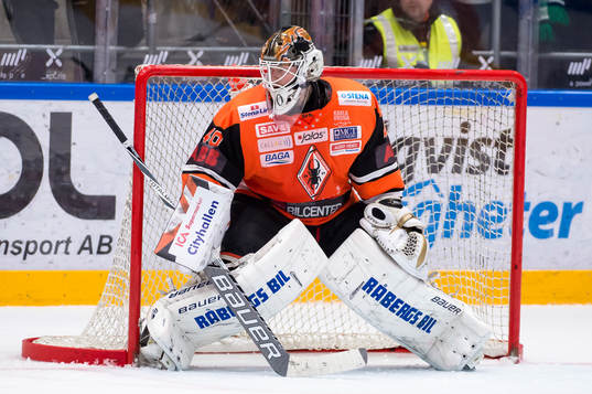 Karlskronas målvakt Johan Holmqvist