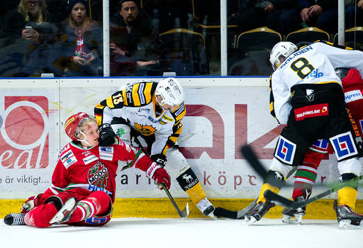 Modos Carl Grundström och Skellefteås Mattias Ritola och