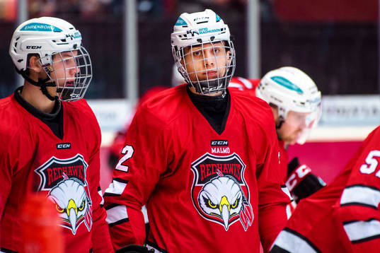Malmö Redhawks Filip Lennström och Martin Fehervary