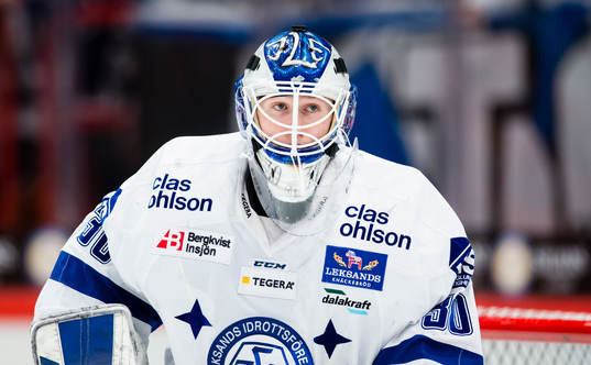 Leksands målvakt Henrik Haukeland