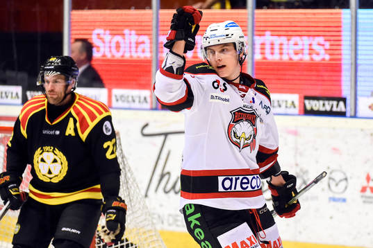 Malmö Redhawks Fredrik Händemark jublar