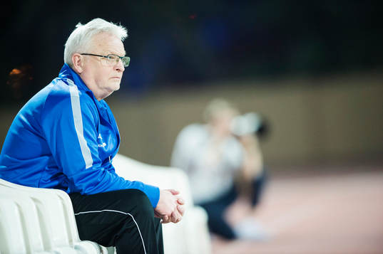 Finlands förbundskapten Hans Backe