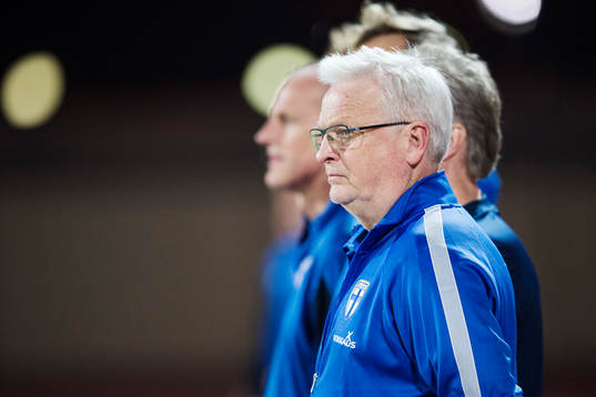 Finlands förbundskapten Hans Backe