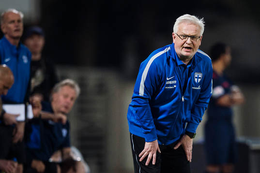 Finlands förbundskapten Hans Backe