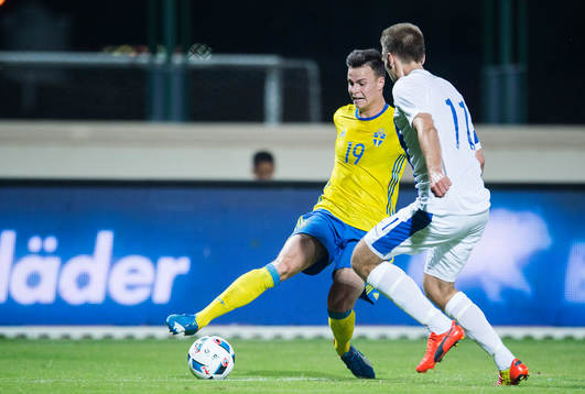 Sveriges Melker Hallberg och Finlands Aleksandr Kokko