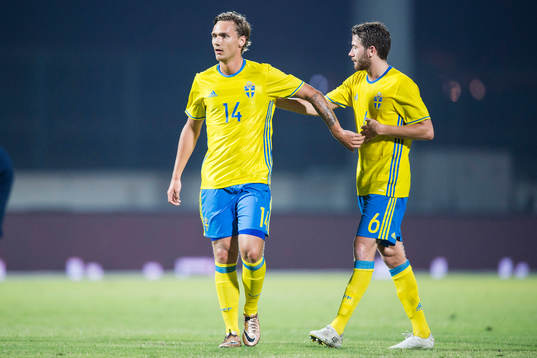 Sveriges Linus Wahlqvist och Marcus Rohdén